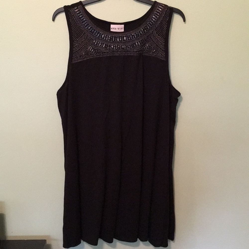Sleeveless Beaded Dress